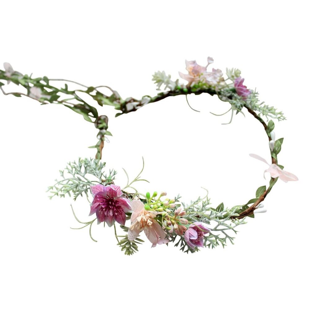 Elegant Pink Floral Headband - Ideal for Weddings, Festivals & Special Occasions